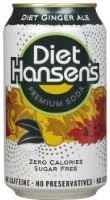 Hansen Beverage Diet Ginger Ale Soda (4 - 6 Packs), 12-Ounce Cans (Pack of 24)