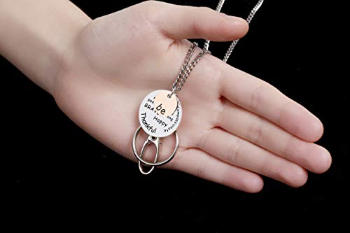 Crimmy Fashion ID Necklace Lanyards for Women, Super Strong Badge Holder and Keychain, Women's Inspirational Gifts (Be)