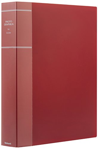 ナカバヤシ アルバム フォトグラフィリア 2L判 200枚 2段 レッド PH2L-1020-R