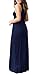 LILBETTER Women A-line Swing Maxi Dresses Sleeveless Long Casual Dresses (Sleeveless Navy Blue,Medium)