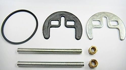 Aumix Two Hole Basin Sink Mixer Tap Fixing Kit Half Moon Shape for Bathroom