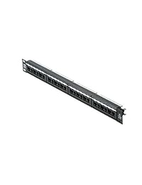 Steren 310   334 Cat 6 Panel de parches cargados de 24 puertos