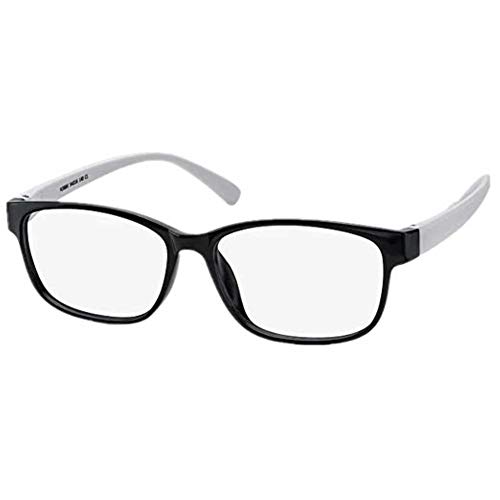 LifeArt Blue Light Blocking Glasses,Computer Reading Glasses,Transparent Lens,Reduce Headaches&Eyestrain,Stylish for Women/Men +3.75