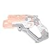 Goshfun Worker F0414 No. 217 Handguard Modified Toy Assembly Kit for NERF Zombie Hammershot, Grey