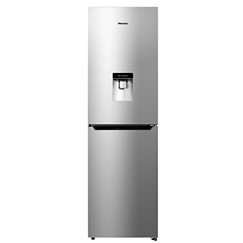 Hisense RB335N4WG1 Frost Free Freestanding Fridge Freezer With Water Dispenser Silver