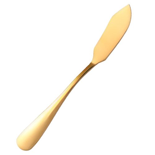 Clearance Sale! Angled Icing Spatula Spreader, Iuhan Stainless Steel Butter Cheese Cake Cream Tool Spatula Handle Baking Mould (Gold)