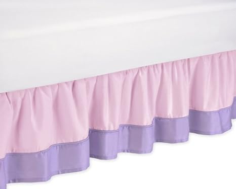 Amazon Com Sweet Jojo Designs Pink And Purple Butterfly Queen Bed Skirt Home Kitchen
