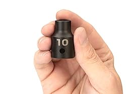 TEKTON 1/2 Inch Drive x 10 mm 6-Point Impact Socket