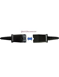 dailyheadset RJ9 NC overol Oficina Teléfono Auriculares con cable auriculares con micrófono para teléfono fijo Analog Business IP Office Aastra altigen Avaya Digium Mitel Nortel Networks Polycom shoretel Packet 8 talkswitch teléfonos