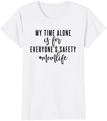 Womens Red Panda Woman's My Time Alone... #Momlife T-Shirt