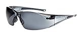 Boll&eacute; Safety 253-RH-40071 Rush Safety Eyewear with Rimless Frame and Smoke Anti-Fog/Anti-Scratch Lens