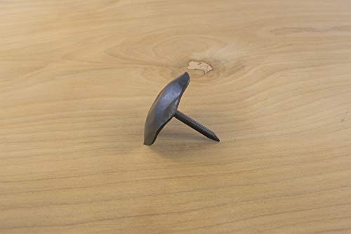 25 Pack Door Clavos Decorative Nails 1.25" Rustic Hammered Iron Various Finishes Available