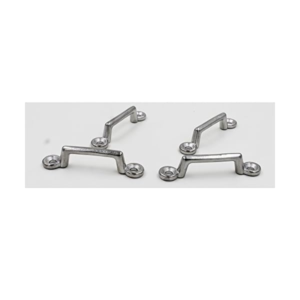 Stainless-Steel-1-Inch-Mount-Bimini-Top-Strap-Pad-Eye-Footmans-Loop-for-Jeep-Corvette-Buggy-Kayak-Tie-Downs-4-Piece-Set