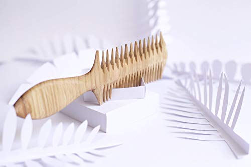 Hair Comb for women - Wide Tooth Wood Comb for Curly Hair - No Static Natural Wooden Comb for Women, Men Wide Tooth Comb, Wooden Comb AC5