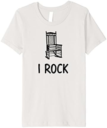 Kids Premium I Rock Rocking Chair T-Shirt 10 Silver