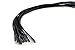 OrthoStep Wax Extra Thin Dress Round Black 24 inch Shoelaces 2 Pair Pack