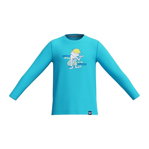 Speedo Boy’s Uv Swim Shirt Long Sleeve Tee Graphic
