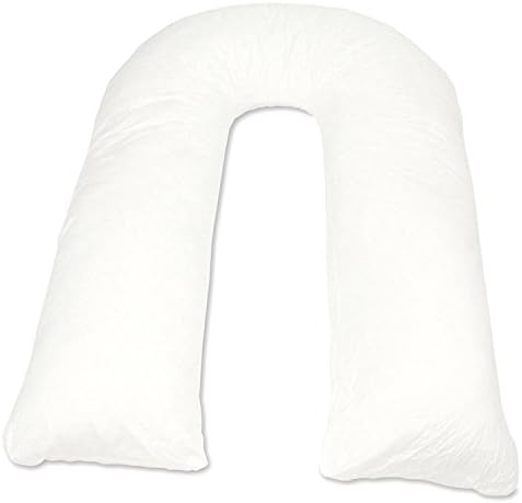 Starhomeware LUXURY12 FT BIG U PILLOW MATERNITY FULL BODY SUPPORT PILLOW/PREGNANCY/ U SHAPE/ULTIMATE SUPPORT U PILLOW/SNUGGLE UP BODY PILLOW OR CREAM PILLOWCASE (12 Ft U Cream Pillowcase Only)