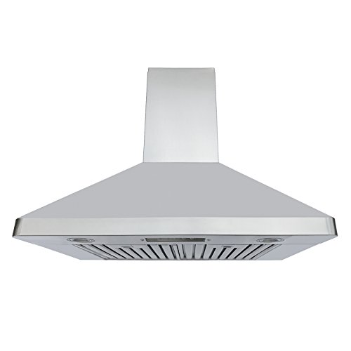 KOBE RAX9430SQB-2 Brillia 30-inch Wall Mount Range Hood, 3-Speed, 680 CFM, Fits Ceiling Height 8'-9' - Thumbnail 6