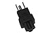 SF Cable IEC C5 to USA NEMA 5-15P Power Plug Adapter