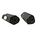 Wismec Reuleaux RX2/3 TWO PACK Silicone Protective Gel Wrap Skin Case Sleeve Cover Fits Rueleaux RX 2/3 RX 2 or 3 BOTH RX23 (Black)