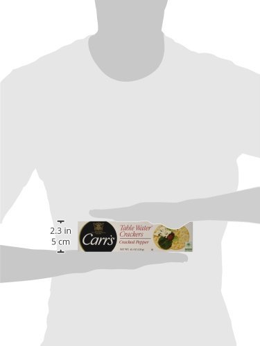 Carr's Table Water Crackers, Cracked Pepper, 4-1/4 Ounce (Pack of 2) - Thumbnail 2