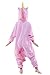 Newcosplay Children Unisex Pajamas Kids Animal Costume Cosplay Sleeping Wear (125, Pink Flying Horse)