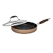 Anolon Advanced Hard Anodized Nonstick Round Grill Pan / Griddle Pan with Lid - 11 Inch, Bronze