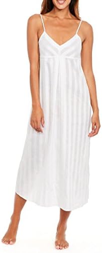 Bodas Womens Cotton Nightwear Long Chemise Size Medium in White
