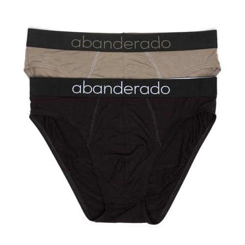 Abanderado Slip fermé Ligne Technique Sensitive Homme x2, Noir, Vert Kaki, 48