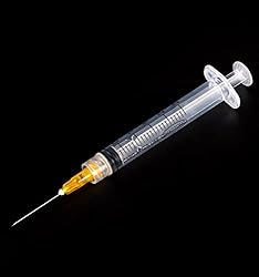 2.5ml Luer lock Syringe with diameter 25G Long