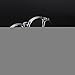 GQUEEN 201588 Fashion Horn Rimmed Keyhole Metal Temple UV400 Clear Lens Glasses