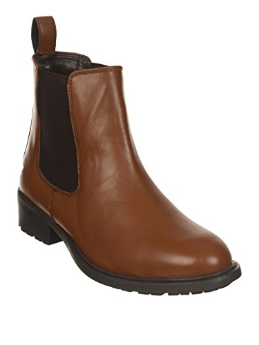 bruno manetti women tan synthetic leather boots