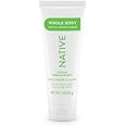 Native Whole Body Deodorant Cream Contains Naturally Derived Ingredients, Deodorant for Women & Men | 72 Hour Odor Protection, Aluminum Free with Coconut Oil and Shea Butter | Cucumber & Mint