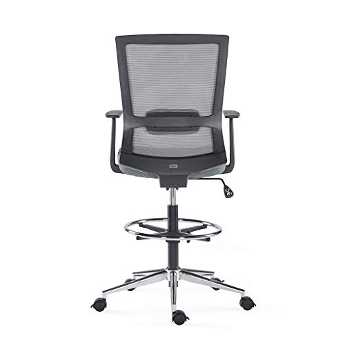 MidBack Tall Drafting Chair Mesh High Office Chair with Adjustable
