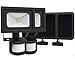 COB Solar Light, Magictec Solar Lights Outdoor, Solar Security Lighting Waterproof IP65, Warm /White Light for Home Garden Lawn Pool Yard Driveway Pathway School Villa Hotel, 2 Pack