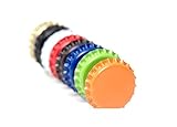 Mixed Colors Beer Bottle Caps - One POUND (approx 205 caps per pound)