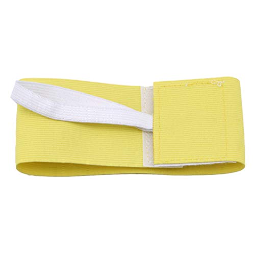 YouCY Football Captain Armband Arm Band Soccer Elastic Basketball Player Bands Soccer Captains Armband - Captain Arm Bands for Youth and Adult,Yellow