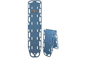 Iron Duck 35940-P-Blue Ultra Space Save Folding Spinal Immobilization Backboard with Speed Clip Pins