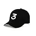Embroider Hats Number 3 Cool Baseball Caps, Hip Hop Casquette ＆ Adjustable Sunbonnet Cotton Polo Style Low Profile Plain Caps black