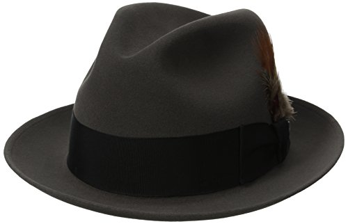 Stetson men s saxon royal quality fur felt hat, caribou…