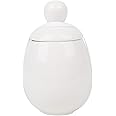 AggCoddler - Porcelain & Silicone Egg Cooker - Easily Cook Eggs with Toppings & Mix-Ins - Microwave & Dishwasher Safe - Steam, Poach, Boil Eggs - Displays Well in Kitchen (White - Malin)�