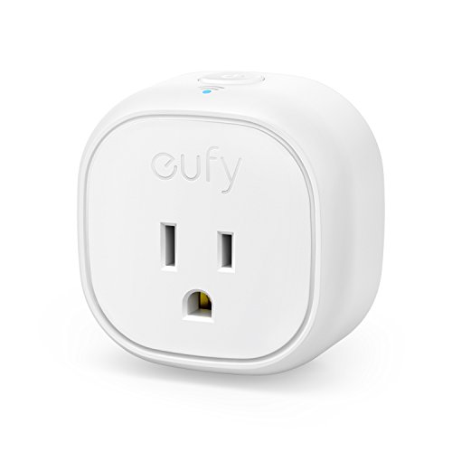 [Energy Monitoring] eufy Smart Plug by Anker, No Hub Required, Works With Amazon Alexa and the Google Assistant, Wi-Fi Enabled, White, Set Schedules, Countdown Timer, Control Remotely, Away Mode