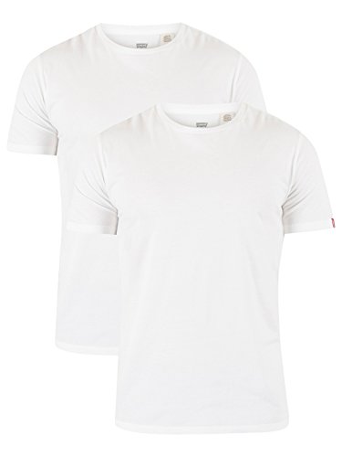 Levi's Men’s Pack Of 2 T-Shirts M White