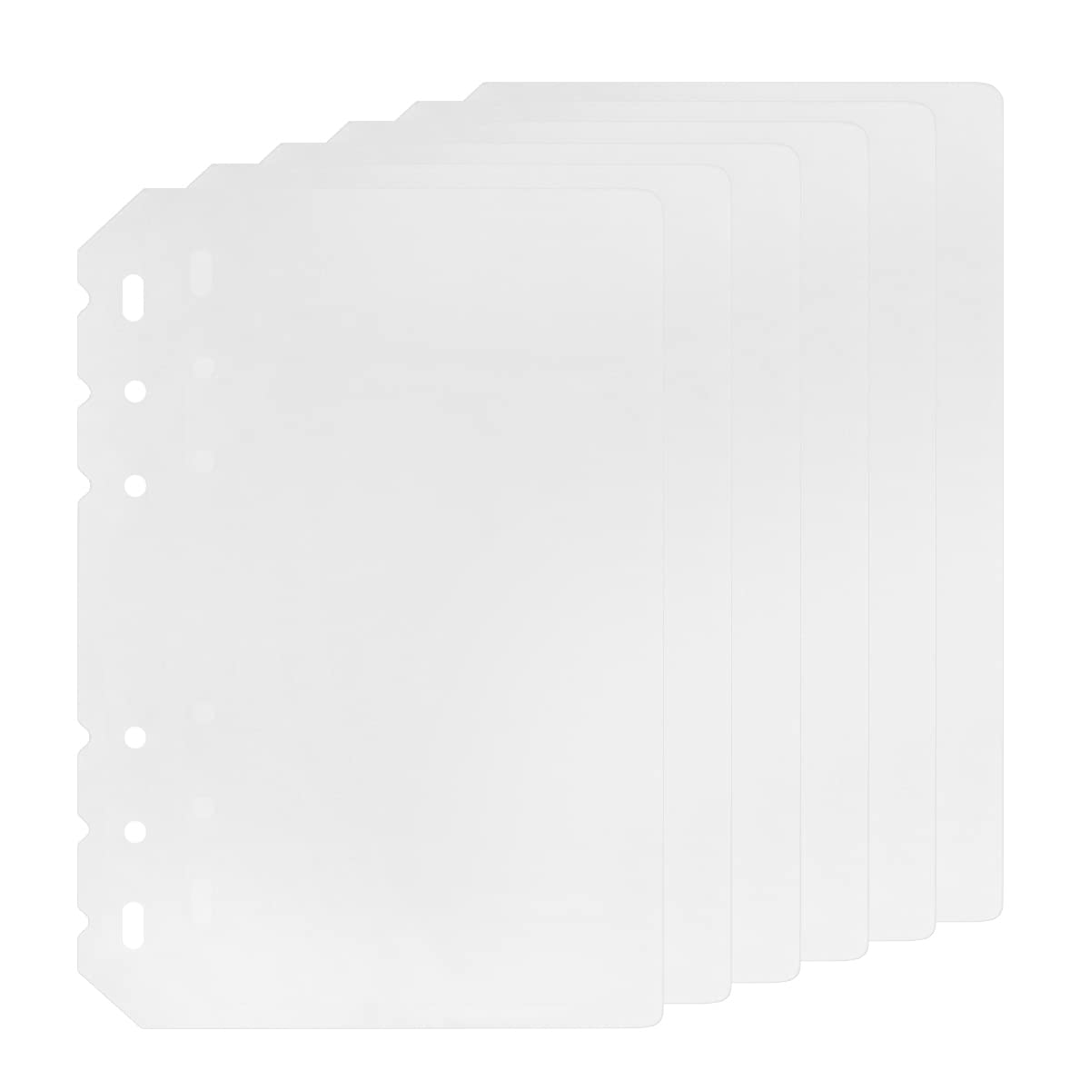 D Ring Binder Accessory Punched Binder Pockets Divider Ruler Tab Index (Divider,A5)