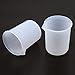 Fineder 6pcs Silicone Measuring Cups for Resin 100ml, DIY Glue Tools Cup Making Handmade Craft Nonstick Silicone Mixing Cups