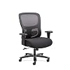 HON HVST141 Task Chair, with Height Arms, Adjustable Lumbar, Black