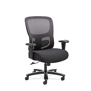HON HVST141 Task Chair, with Height Arms, Adjustable Lumbar, Black
