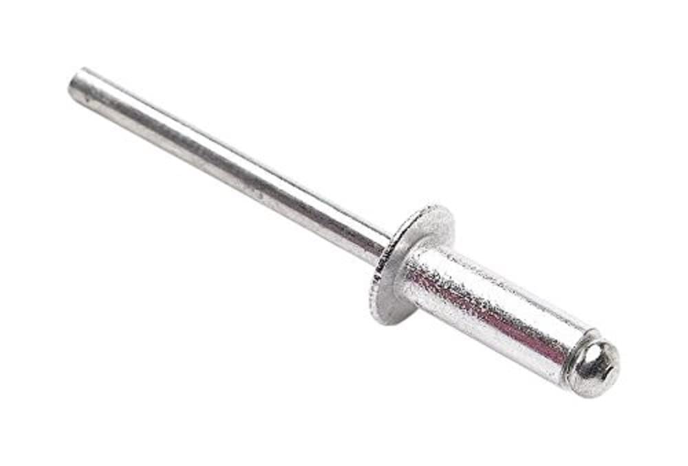 Merriway BH04091 (100 Pcs) Heavy Duty Pop Rivet, 4.0mm x 10mm (5/32 inch x 3/8 inch) - Pack of 100 Pieces