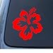 NS-FX HIBISCUS FLOWER - Hawaiian - Car, Truck, Notebook, Vinyl Decal Sticker #1019 | Vinyl Color: Red